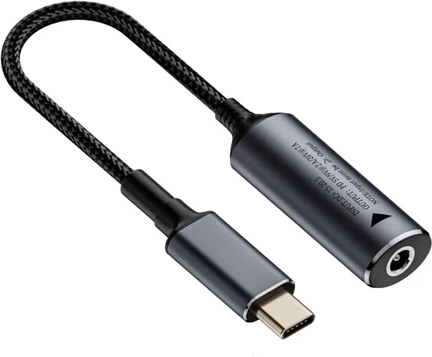 INF Adaptateur Court 5525 Femelle vers Type-C Mâle 140W - Charge Power Delivery
