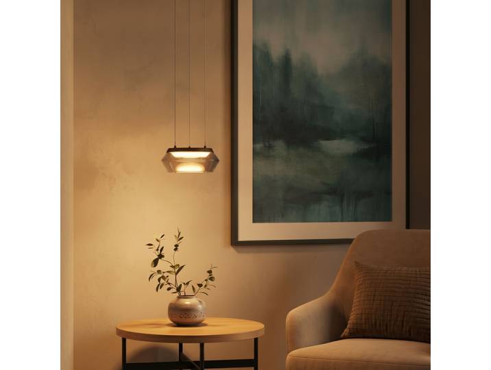 Strakke hanglamp Jailyn 1-lichts Lyora - 109201