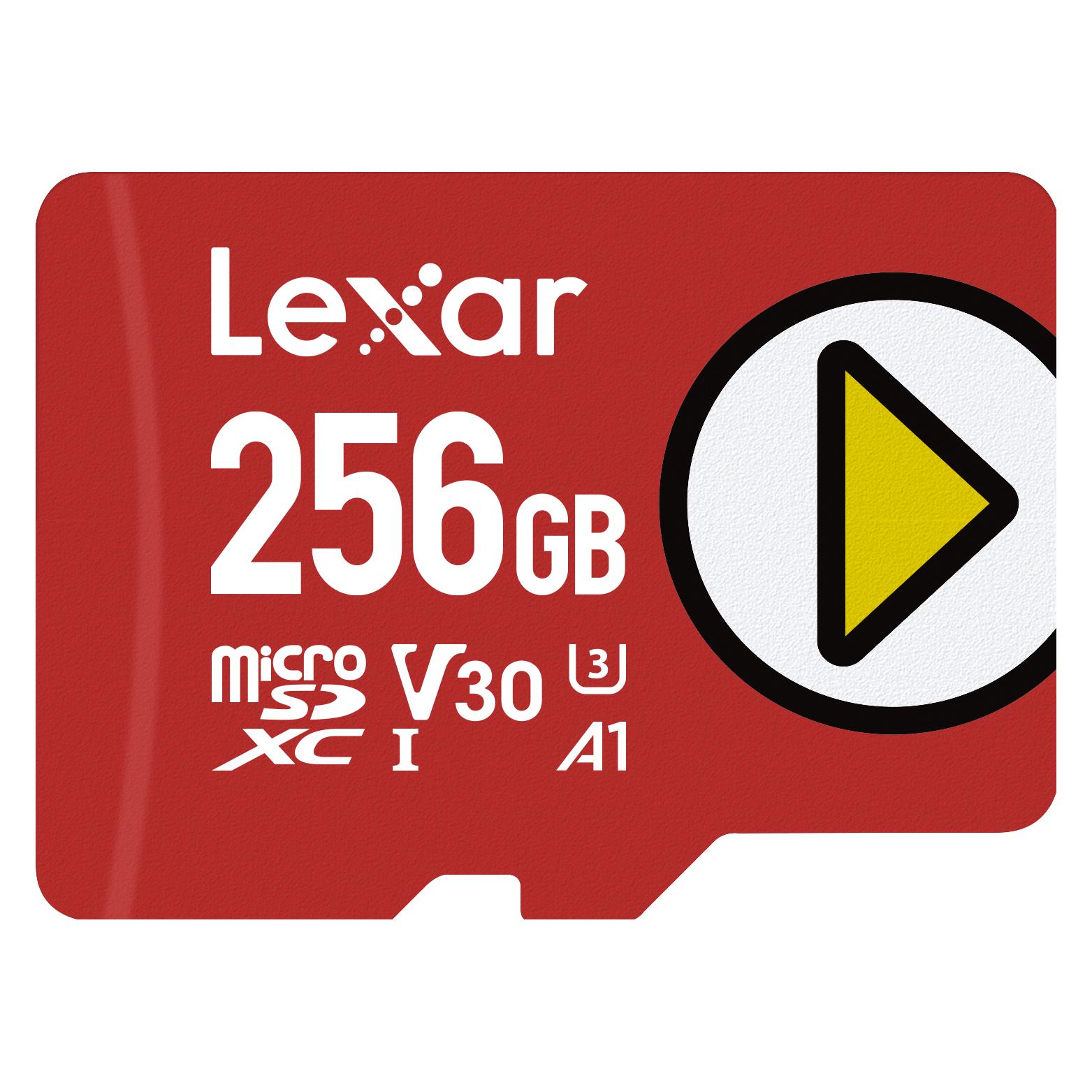 Lexar Play (256 GB, microSDXC, U3, UHS-I) (LMSPLAY256G-BNSNG)