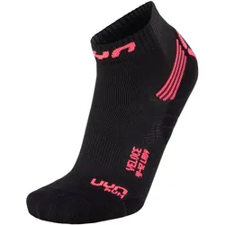 UYN Run Veloce Cool-Air-Flow Laufsocken Damen black/coral 35-36