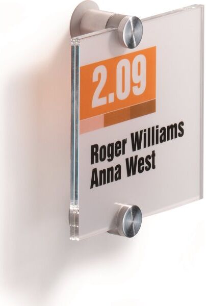 Durable Crystal Sign Skilt   105x105 Mm
