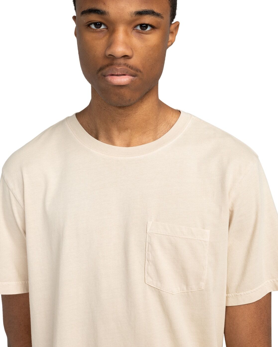 Sporttop ELEMENT "Lowcase Pigment", Herren, Gr. S, beige (oat milk), Obermaterial: 100% Baumwolle., Tops Sporttop oat milk S