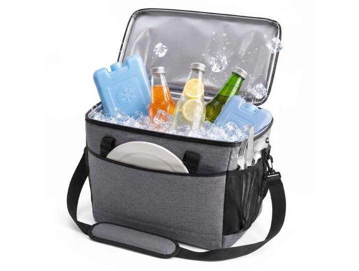 Relaxdays Kühltasche mit Tragegriffen