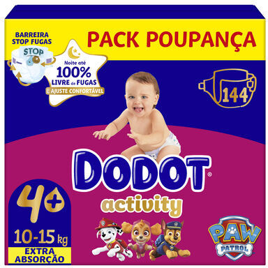 Dodot Activity 10-15 kg T4+ 144 un