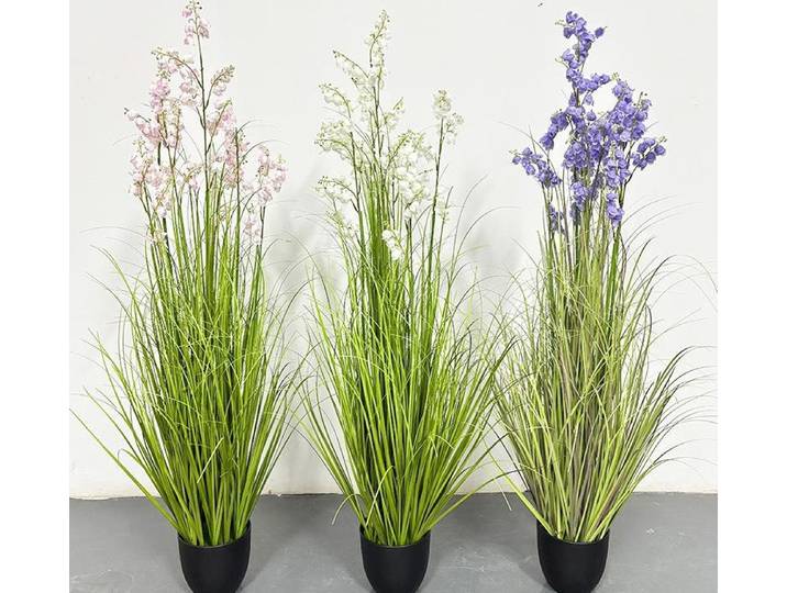 Nouvelle collection de carillons à vent à la mode, fleurs artificielles en pot, décoration d'intérieur, décoration de salon