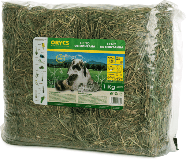 Orycs Heno de Montaña 5 uds x 1 kg