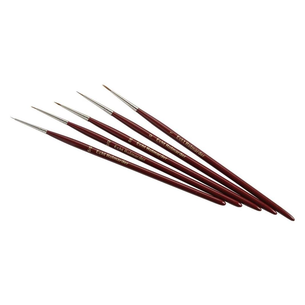 Zahn Pinsel Künstlerpinsel (5 mm) (E107-03)