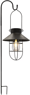 Inspire Curations Retro Solar Tungsten Lantern Waterproof Vintage Metal Hanging Light solar Lantern Set
