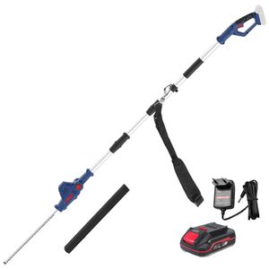 Güde Heckenschere HST 18-201-05, 58592, Akku, 18V / 2Ah, mit Akku, Schnittlänge 43cm, Teleskop