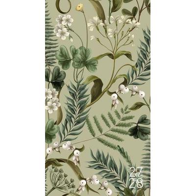 Woodland Garden 2-Year 2027-28 3.5 X 6.5 Monthly Pocket Planner