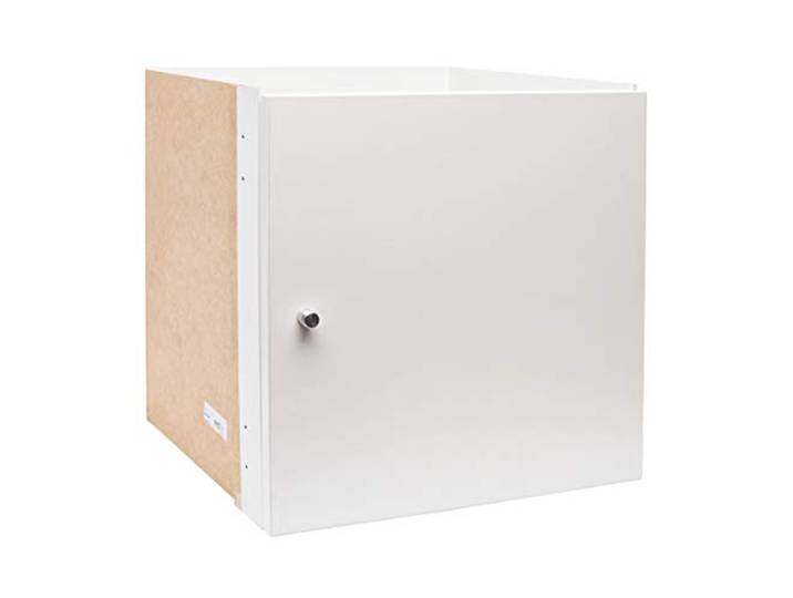Ikea Kallax Insert avec porte\, blanc\, 33 x 33 cm