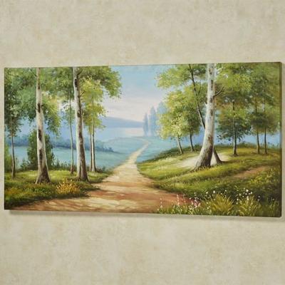 Touch of Class Afternoon Solitude Canvas Wall Art Multi Warm , Multi Warm