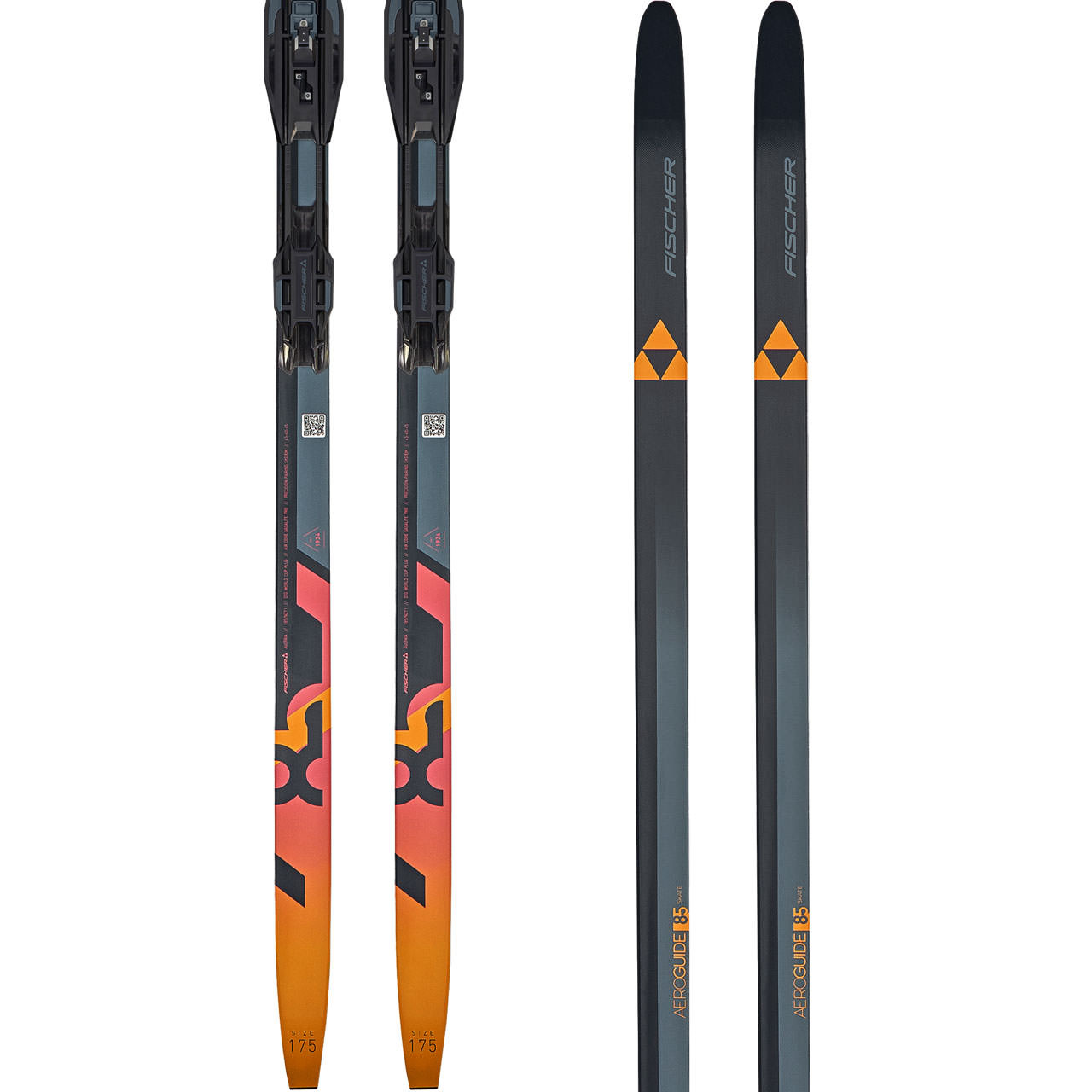 Fischer Aeroguide Skate 85 SET - 165 cm = 40 - 65 kg