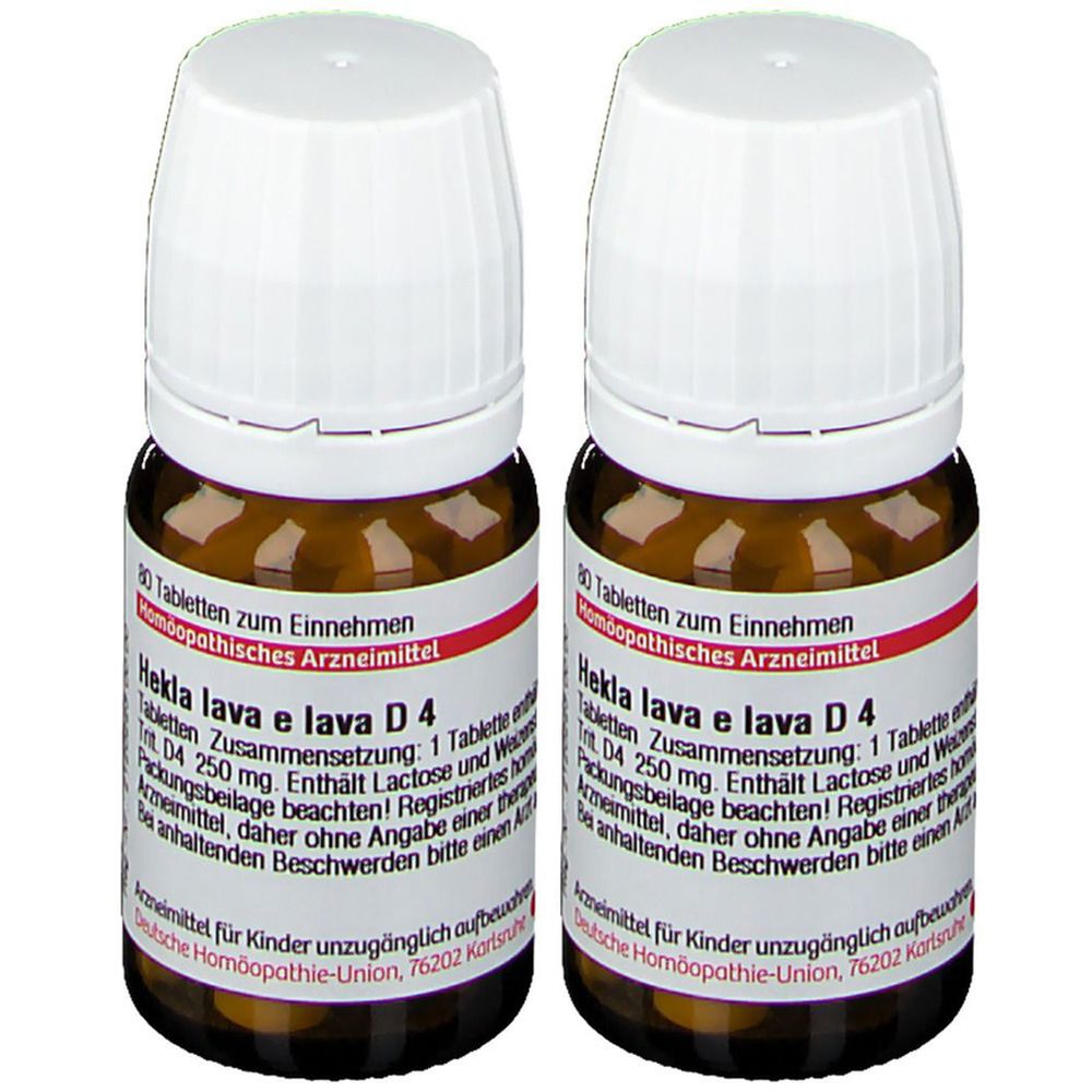 Hekla lava e D 4 Tabletten Doppelpack 2x80 St