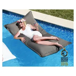 chillisy Premium Poolkissen 160/120 cm  ,Farbe: Taupe