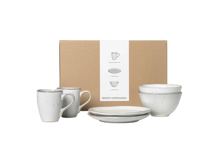 Broste Copenhagen - Nordic Sand Geschirr Frühstücksset (6-tlg.)