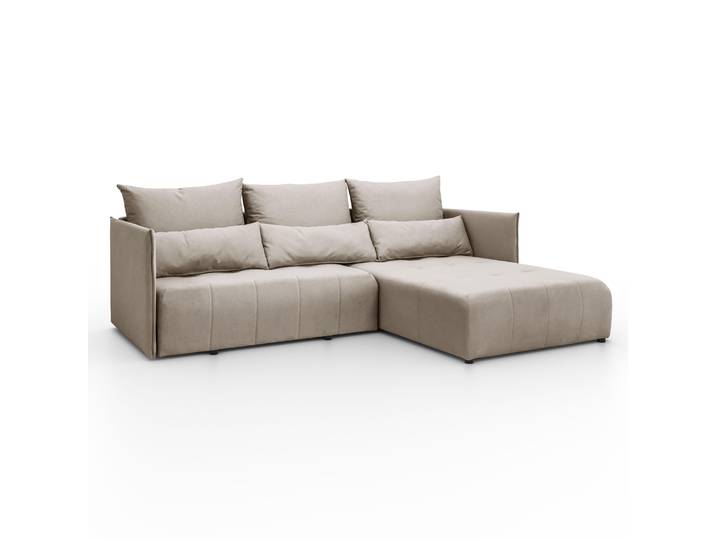 Ecksofa APOLLO L mit Schlaffunktion und Bettkasten, linke Ausführung Castel 15