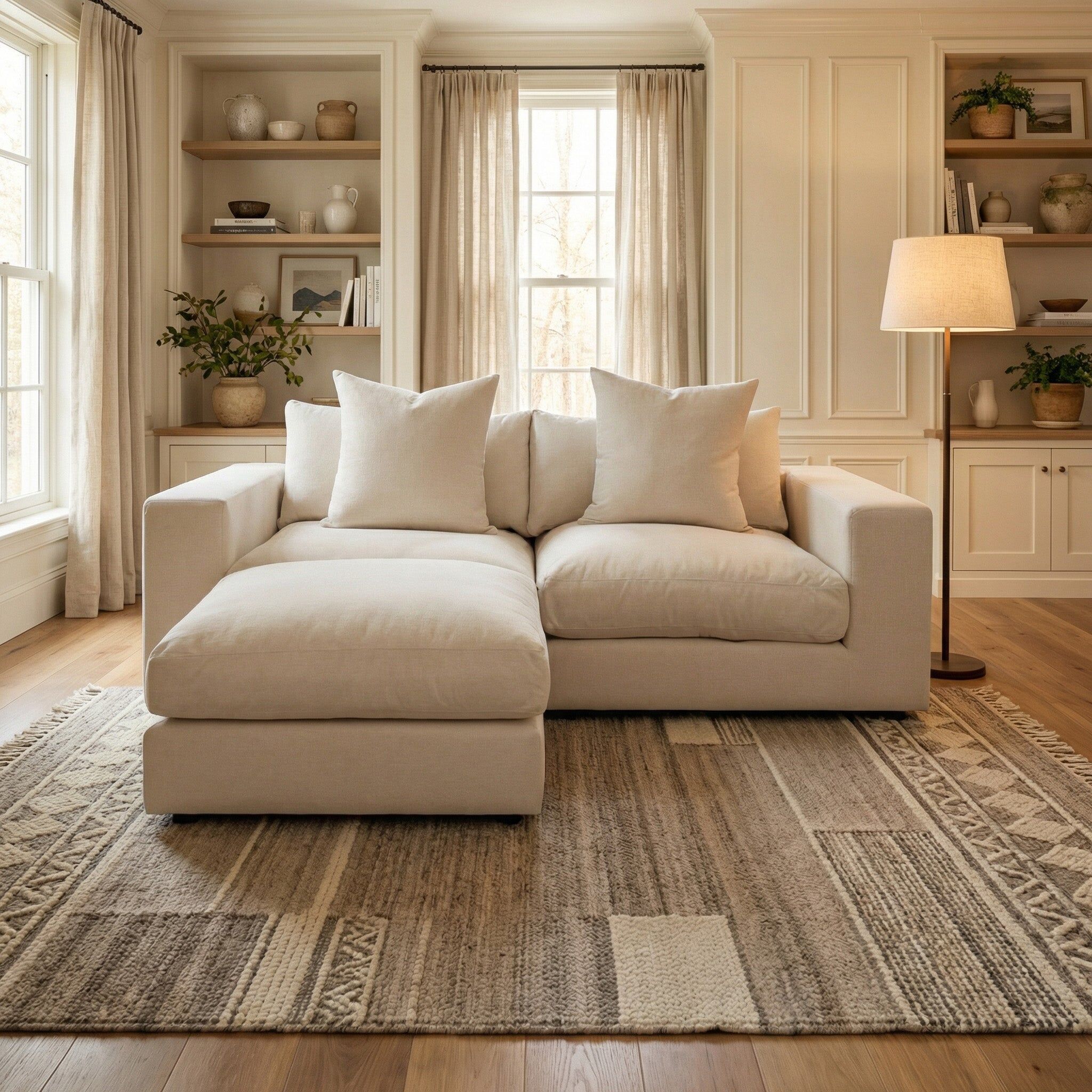 Sofa Style Hampshire Modular 2 Seat Sofa in Beige