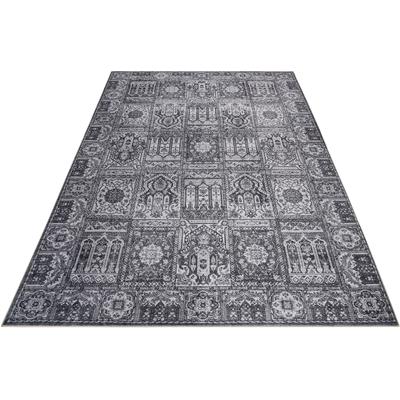 Teppich WECON HOME "Fresh Bachtiar", grau, B:120cm H:6mm L:170cm, Baumwolle, Kunstfaser, Teppiche, Teppich, Wohnzimmer
