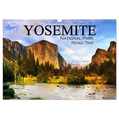 Yosemite National Park Road Trip (Wall Calendar 2026 DIN A3 landscape), CALVENDO 12 Month Wall Calendar