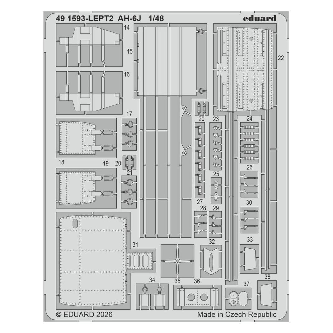 Eduard AH-6J for ICM (491593)