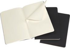 Moleskine libreta cahier punteada L negra