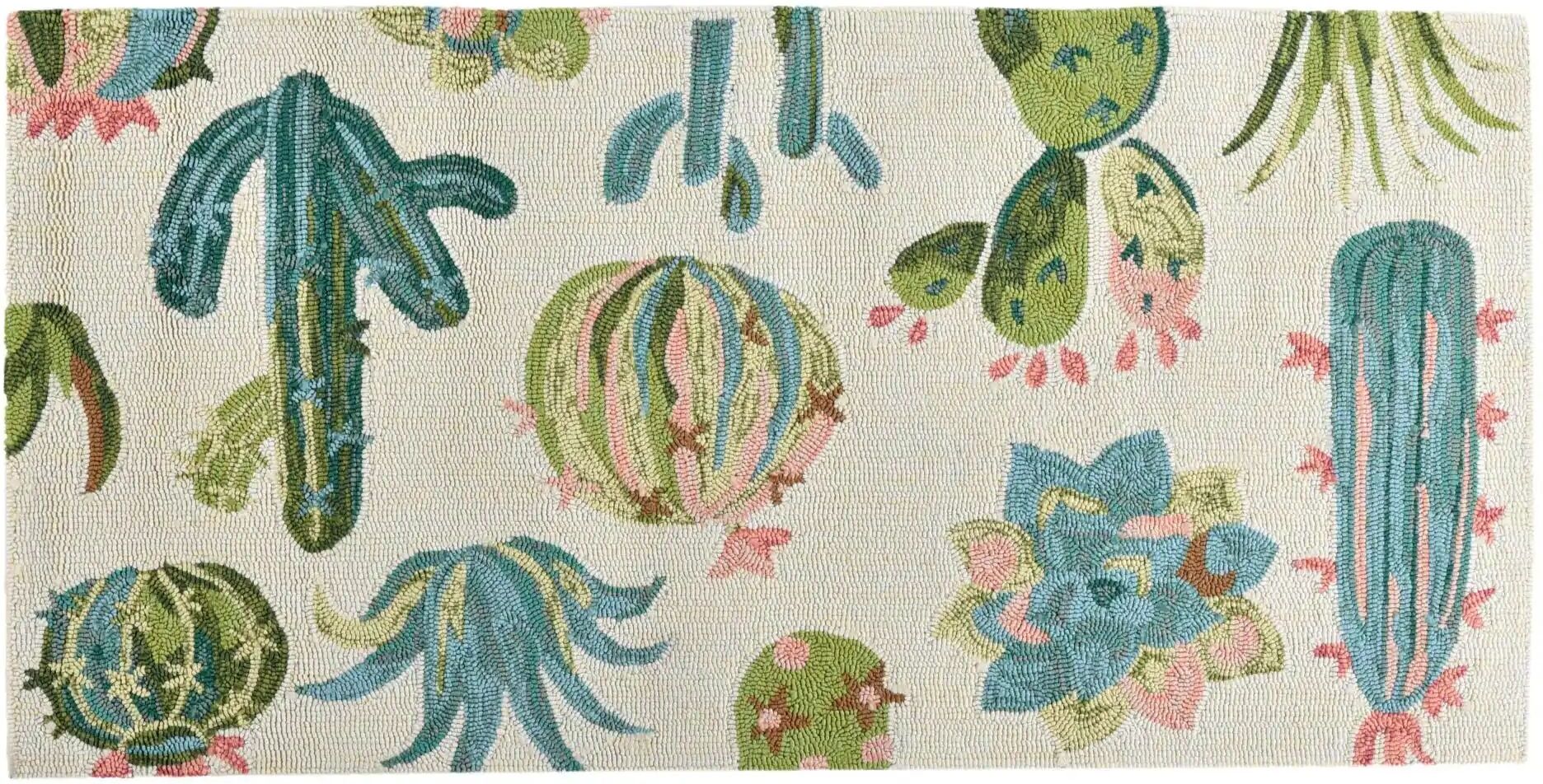 Höffner In-und Outdoor-Teppich  Rosetta ¦ weiß ¦ Synthetische Fasern ¦ Maße (cm): B: 160