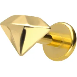 Titan Labret mit Innengewinde DIAMANT