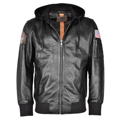 Lederjacke TOP GUN "TG20212111", Herren, Gr. 54XL, schwarz, Obermaterial: 100% Leder, Lamm. Futter: 100% Baumwolle, Jacken