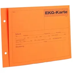 Stück *EKG-KARTEN*  *blau*