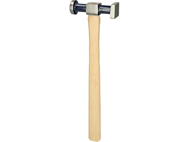 KS Tools 140.2138 KSTools 140.2138 Marteau Postillon Standardpanne Plate Marteau de carrossier standard - tête ronde/carrée\, manche ergonomique