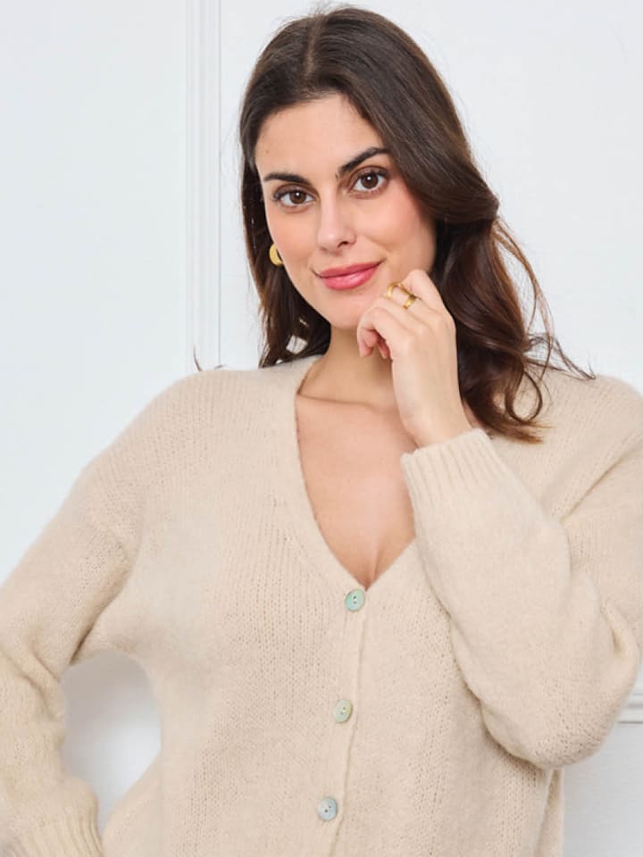 CXL by Christian Lacroix Cardigan in Beige - onesize