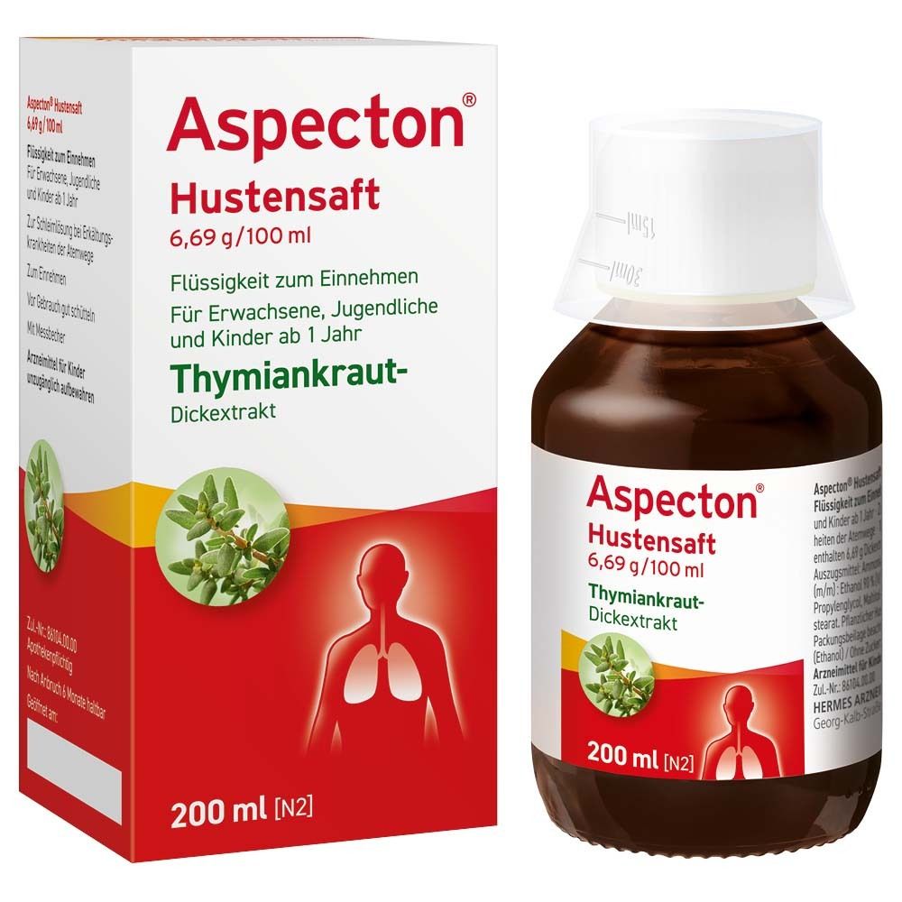 Aspecton Hustensaft 200 ml Saft