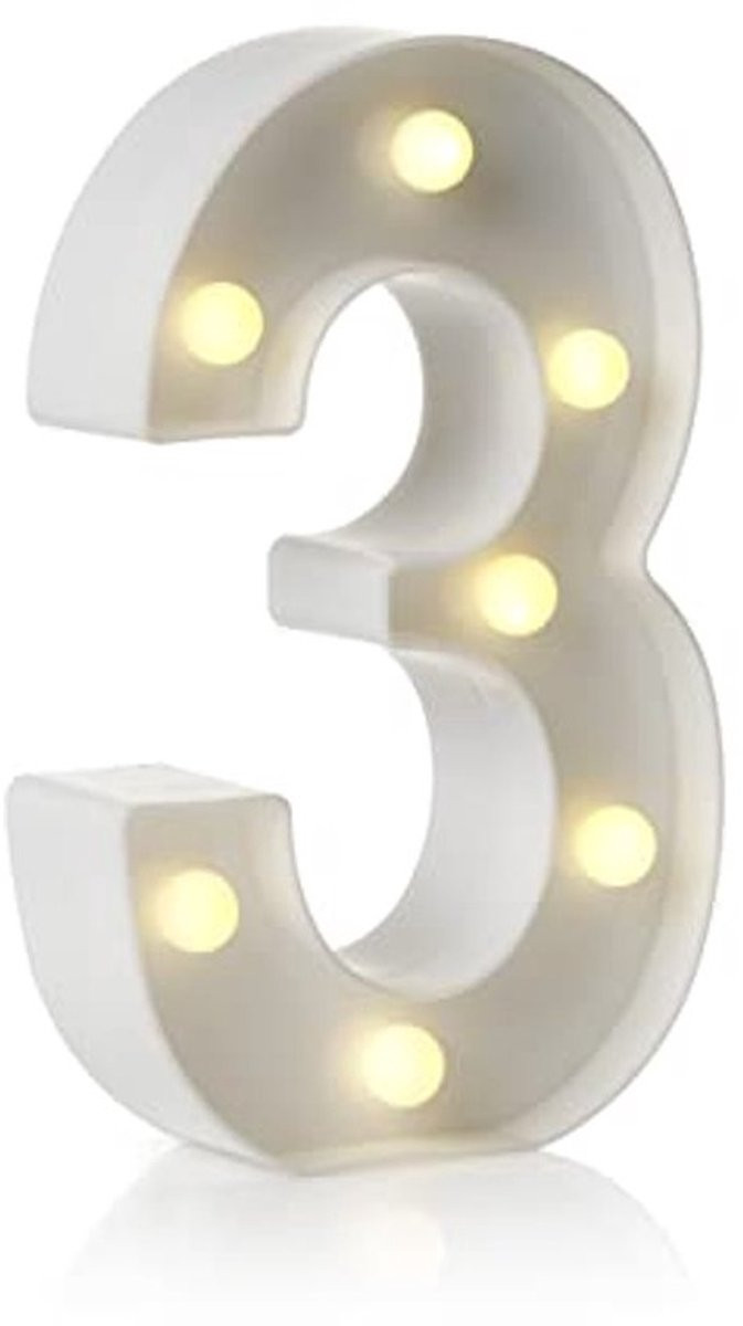 LED Alphabet en Nummer Lichtbord voor Decoratie en Nachtverlichting