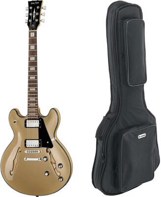 Harley Benton HB-35Plus Shoreline Gold w/Bag Shoreline Gold