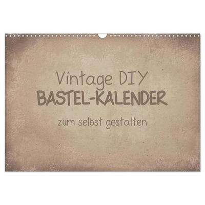 Vintage DIY Bastel-Kalender (Wandkalender 2027 DIN A3 quer), CALVENDO Monatskalender