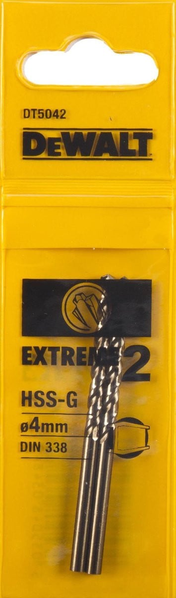 DeWALT DT5042 HSS-G EXTREME 2 metaalboor 4x75mm
