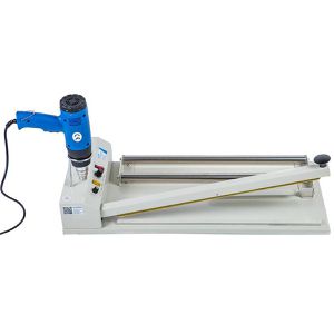 Allpax Folienschrumpfgerät 600, 600mm Schweißlänge, mit 1500W Heißluftpistole