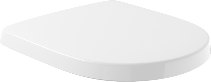 Villeroy und Boch Villeroy & Boch O.Novo WC-Sitz 9M406101 compact, weiss, Scharniere Edelstahl