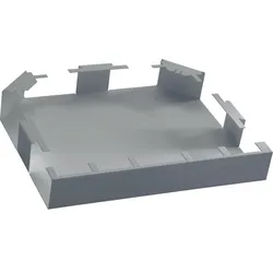 Hager T-Stück Stahl DABA 50x80mm weißaluminium