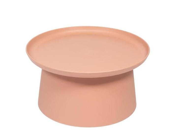 Table basse ronde rose Ø70 cm - Amadeus