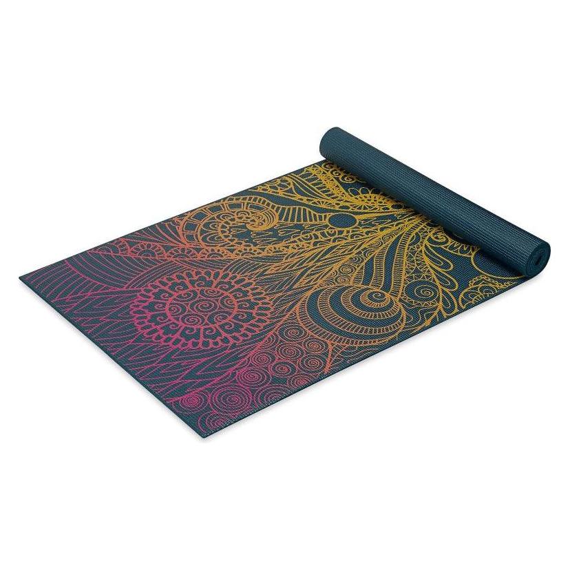 Gaiam 4mm Yoga Mat,Vivid Zest Vivid Zest (4 mm) (63414)
