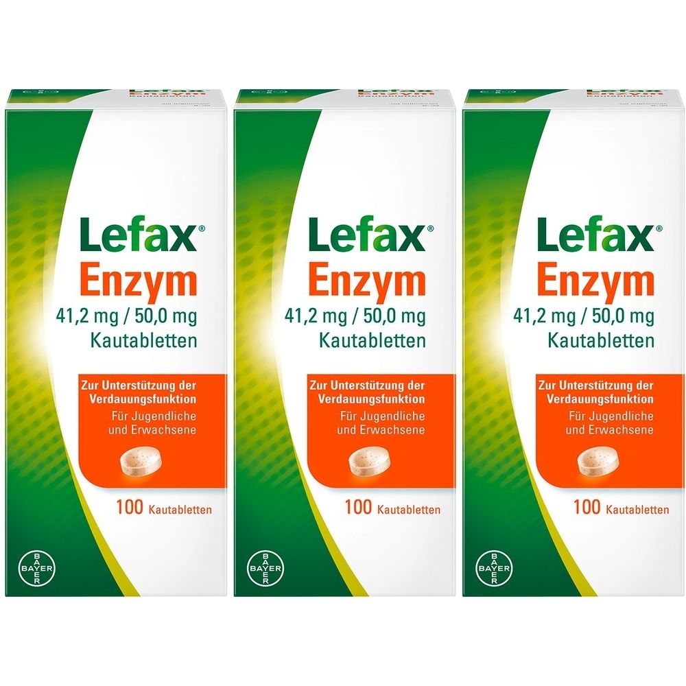 Lefax Enzym Kautabletten 3x 3x100 St