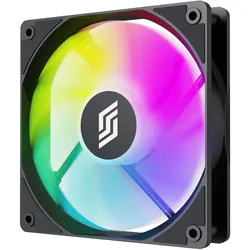 Silentware RF140D-R Black 140mm PWM A-RGB Reverse-Airflow Lüfter mit Daisy-Chain, RGB