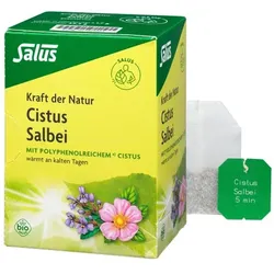 CISTUS SALBEI Kräutertee Kraft d.Natur Salus Fbtl. 15 St