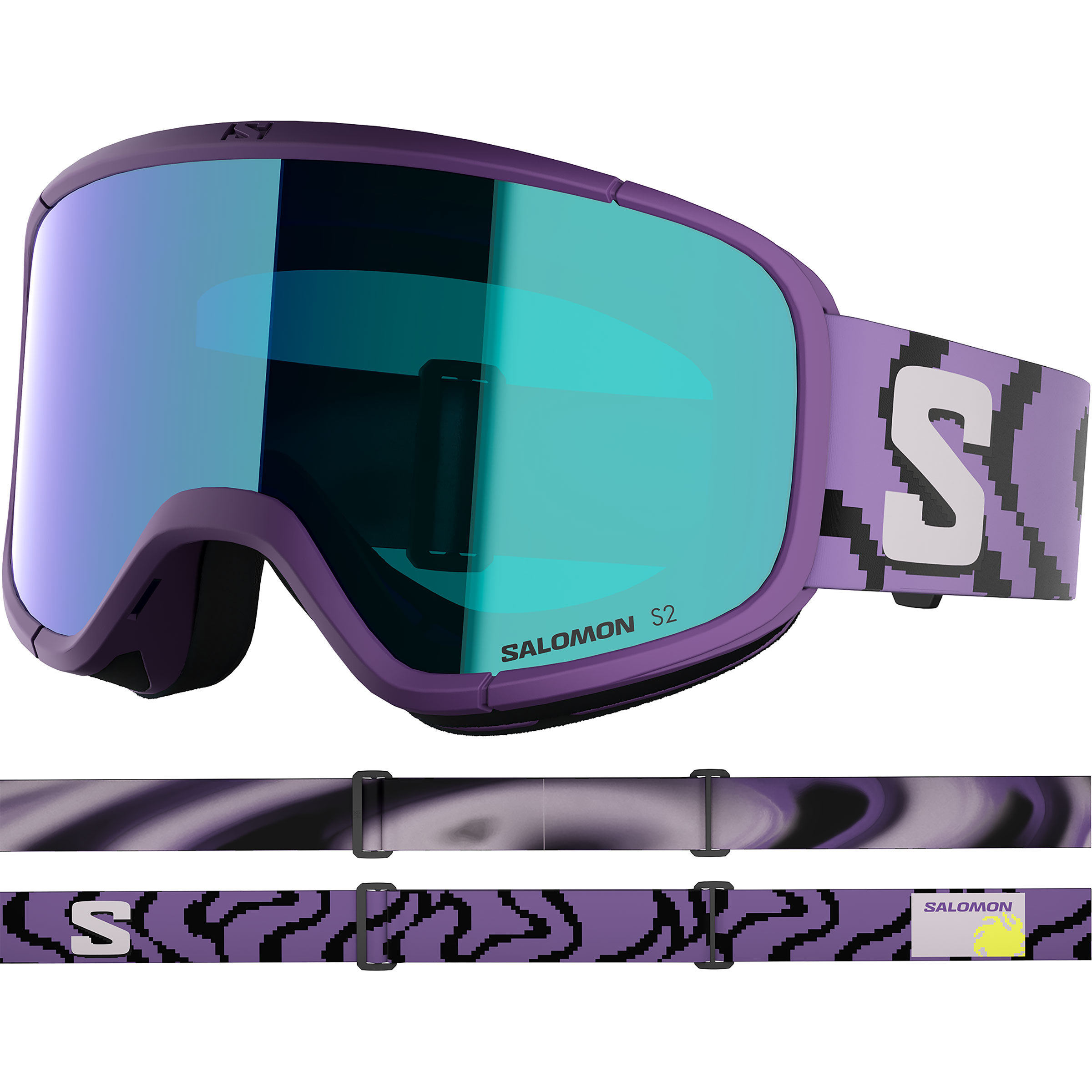 Salomon Lumi Skibrille Kinder Skibrillen lila Freeride | Skifahren
