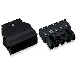 WAGO Stecker 2x0,5-4mmq schwarz 770-115