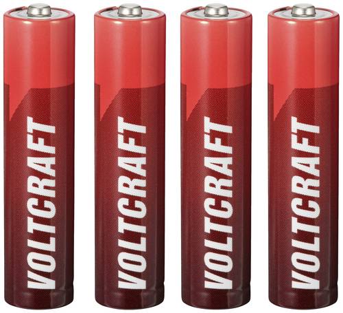 VOLTCRAFT Industrial LR03 Micro (AAA)-Batterie Alkali-Mangan 1350 mAh 1.5V 4St.