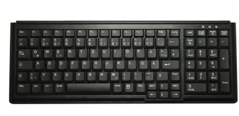 ContourDesign Active Key AK-7000 Industrietastatur - Deutsch - Schwarz AK-7000-U-B/GE
