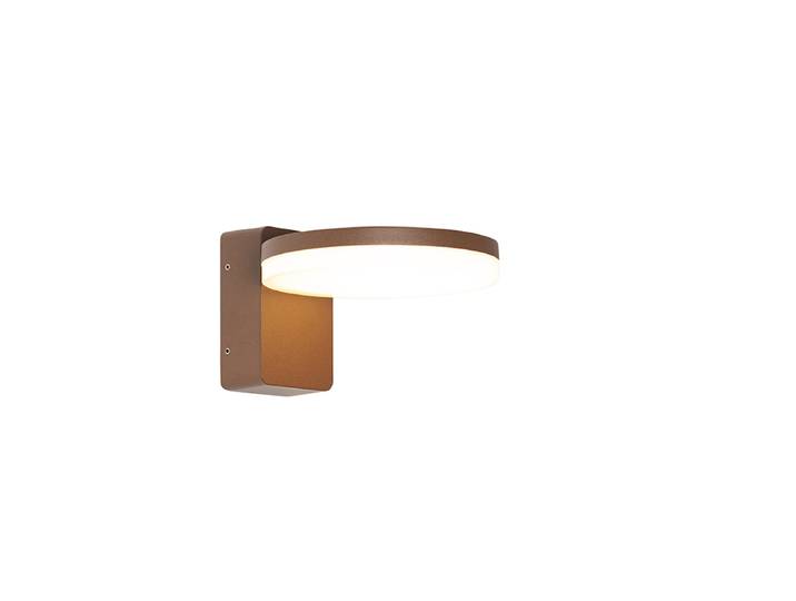 Applique murale d'extérieur moderne brun rouille avec LED IP54 -